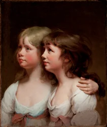 Portret van Sarah en Ann Haden