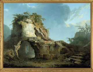 Het graf van de Romeinse dichter Vergilius (70-19 v.Chr.)