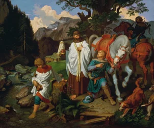 Rudolf van Habsburg en de priester