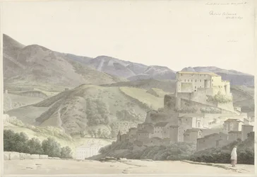 Italiaans landschap bij Subiaco
