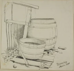 Wasbak en vat