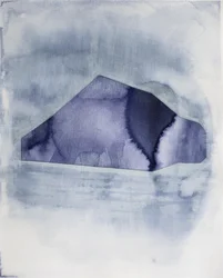 Abstracte blauwe geometrie