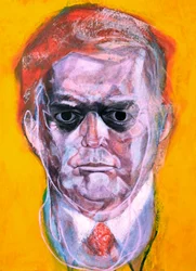 Intens mannelijk portret