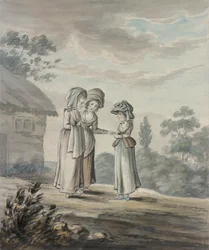 Landschap met drie Figuren