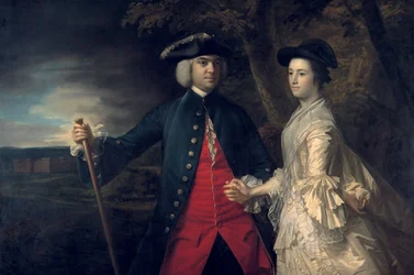 John, 2e graaf van Egmont en zijn tweede vrouw Catherine, ca. 1759