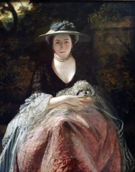 Portret van Mevrouw Carnac door Sir Joshua Reynolds