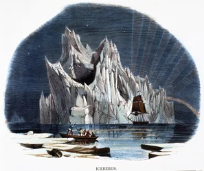 IJsbergen, uit Verschijnselen van de Natuur, 1849
