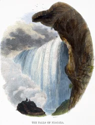 De Watervallen van Niagara, uit Verschijnselen van de Natuur, 1849
