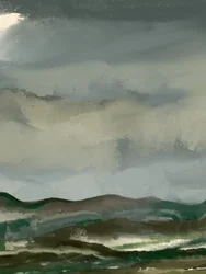 Landschap van Moody Mountain