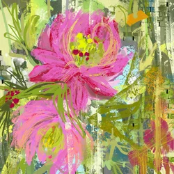 Levendige roze bloemen