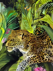 Wilde jungle-luipaard