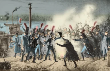 Het laatste bivak van de soldaten van het keizerrijk