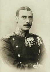 Portret van Karel Christian 10 , koning van Denemarken, ca. 1925 (foto)