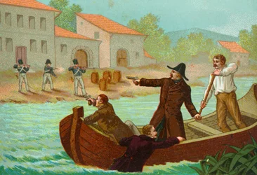 Verboden in Zuid-Frankrijk in 1815 (afbeelding)