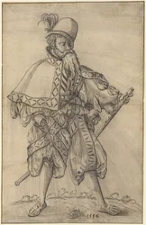 Een officier met de rang van “Oberster Feldprofoss” in het keizerlijke leger