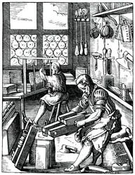 Boekbinders, 16e eeuw, 1870