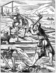 Timmerlieden, 16e eeuw, 1849