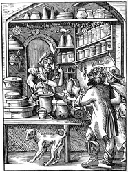 Apotheker, 16e eeuw 1849