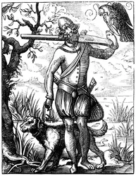 Duitse valkenier, 16e eeuw, 1849