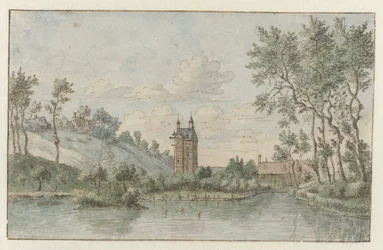 Landschap met Huis Kluys, nabij Brussel