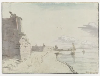 Gezicht op de Waterschans, Bergen op Zoom