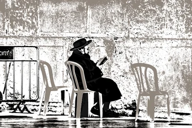 Morning Prayer, uit de serie Tuesday at the Wailing Wall, 2016 (foto)