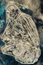 Knecht in de kribbe (avond), 2016 (foto)