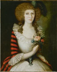 Wiktoria Madalinska (olieverf op doek)