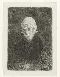 Katwijkse oude vrouw