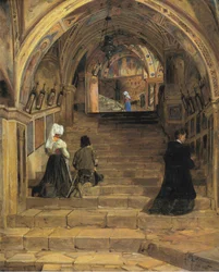 De Scala Santa in het klooster San Benedetto bij Subiaco