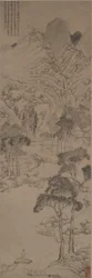 Landschap in de stijl van Wen Zhengming