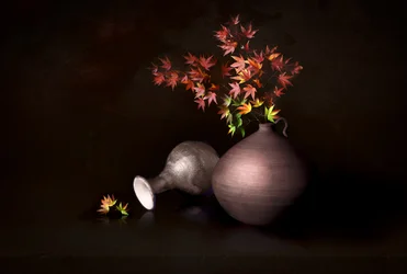 Dramatisch herfststilleven
