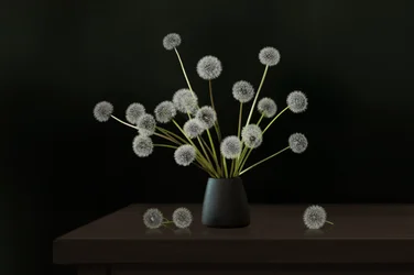 Rustig paardenbloemenarrangement
