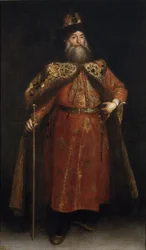 Portret van de ambassadeur Pyotr Ivanovich Potyomkin 1617-1700