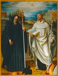 De heiligen Benito en Bernardo van Clairvaux (schilderij)