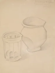 Glas en vaas
