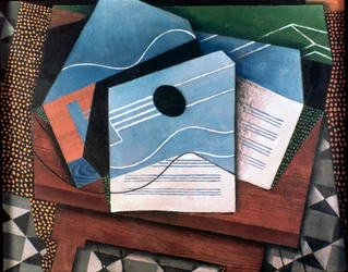 Gitaar op een tafel, 1915