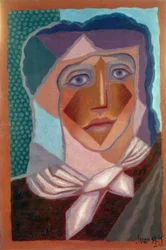 Vrouw met halsdoek, 1924