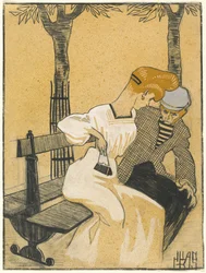 Man en Vrouw op Bank