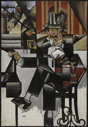 Man in een Café, 1912