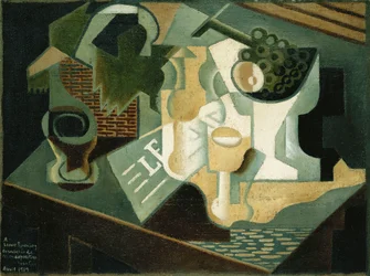 De tafel voor het gebouw, 1919