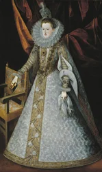 Portret van Margarita van Oostenrijk (1584-1611)