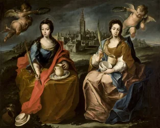 Rococo: Heiligen Justa en Rufina