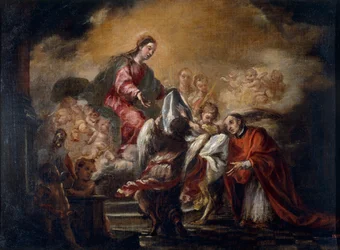Oplegging van het kazuifel op Sint Ildephonsus