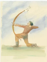 Een middeleeuwse boogschutter, 2004