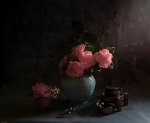 Stemmingsvol camellia-boeket