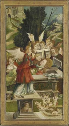 De Graflegging. Vleugel van het Sint-Agatha Altaar, 1523