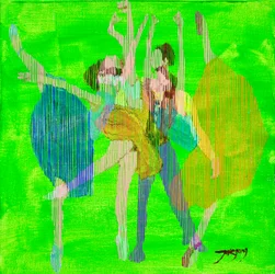 Abstracte balletbeweging