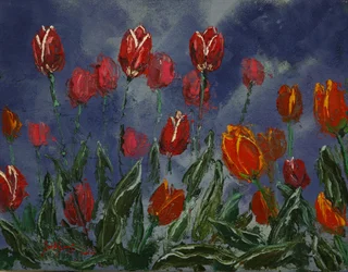Prachtige lentetulpen