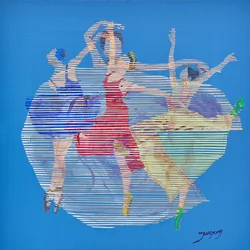 Dynamische balletdansers